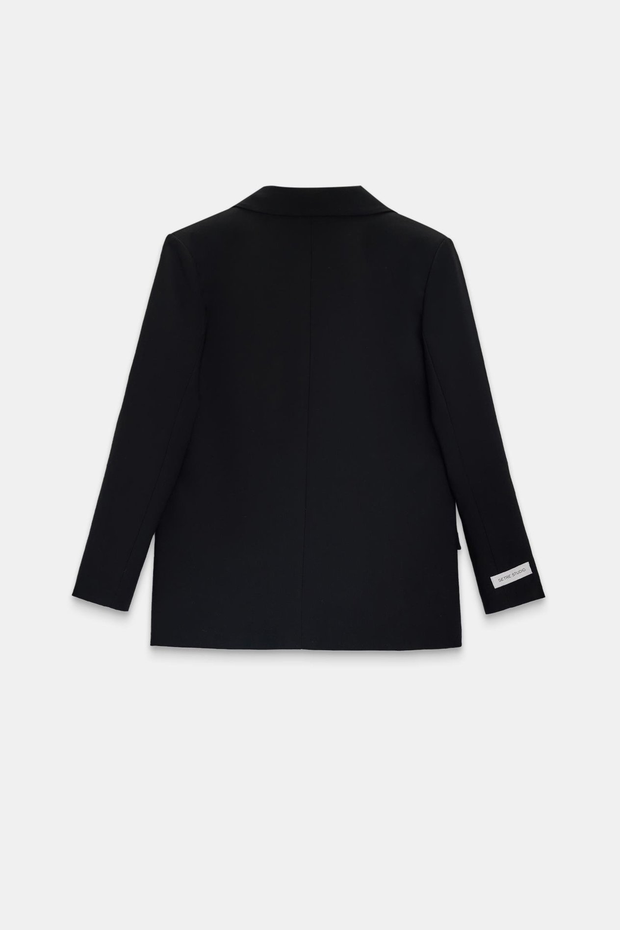 Siyah Mendil Detaylı Kruvaze Ceket Kadın Jacket modelleri