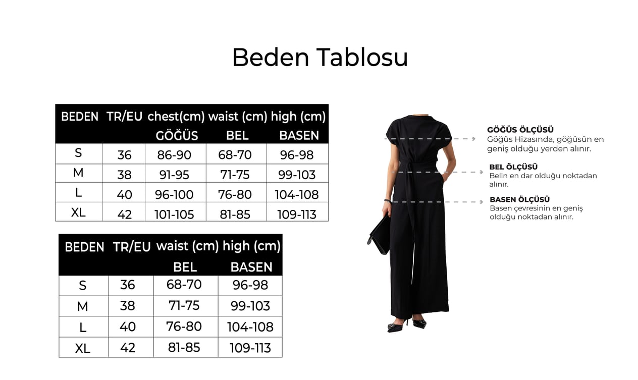 Siyah Bel Detaylı Kolsuz Tulum  Kadın Tulum modelleri