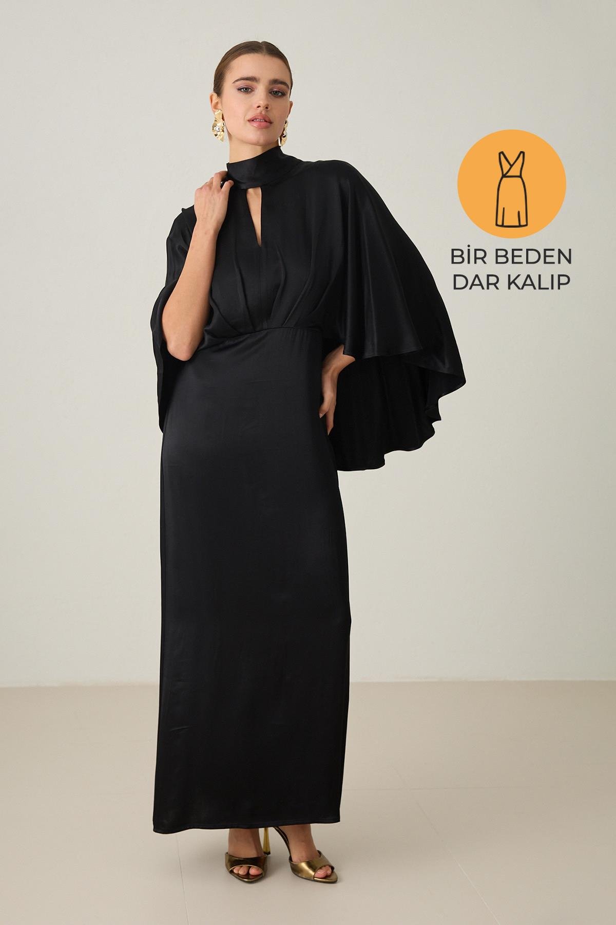 Siyah 1YB4DWEL2971 ELBİSE Kadın Dresses & Evening Dresses modelleri