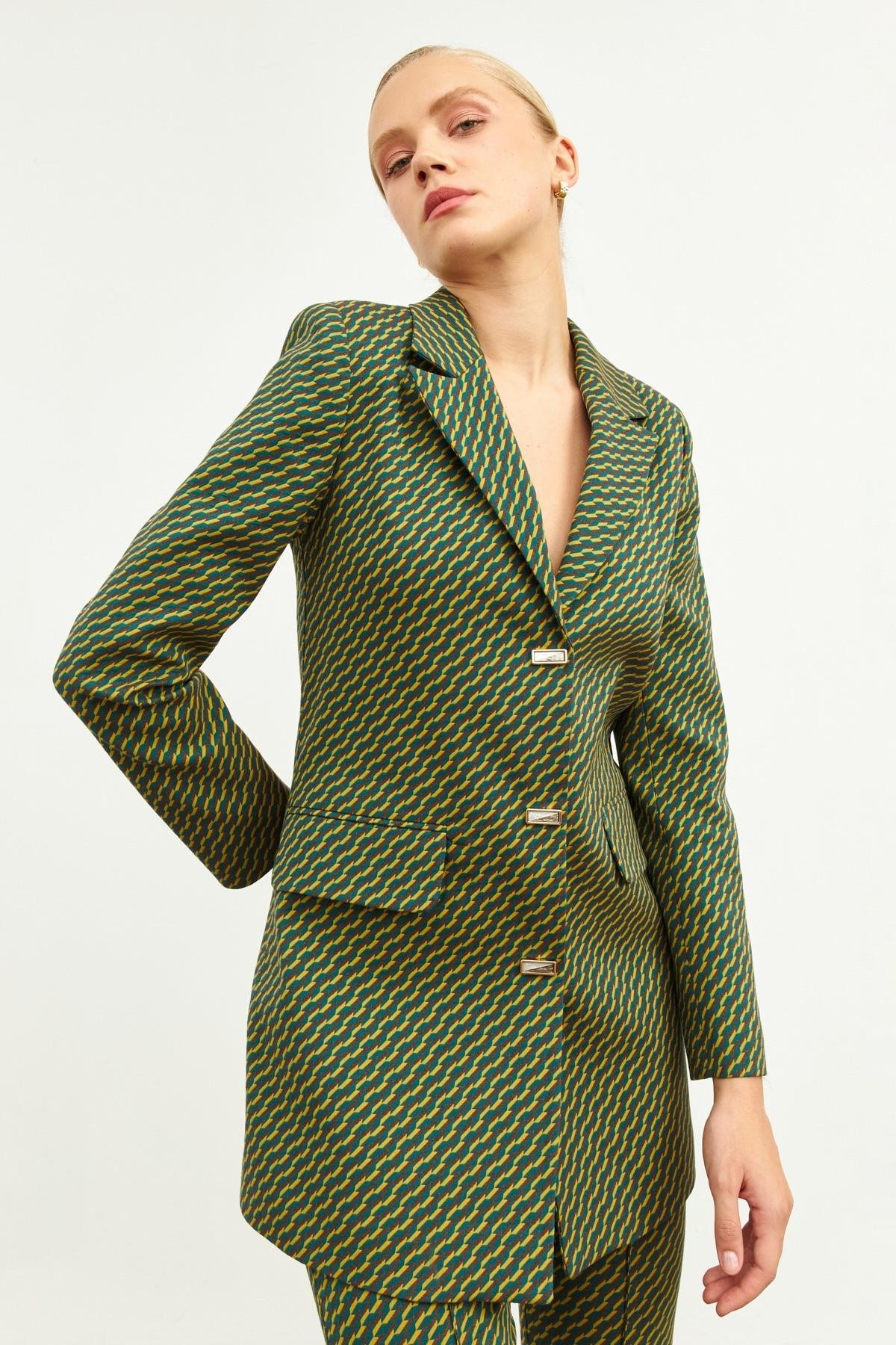 Yeşil 1YU4CCK0366 CEKET Kadın Jacket modelleri