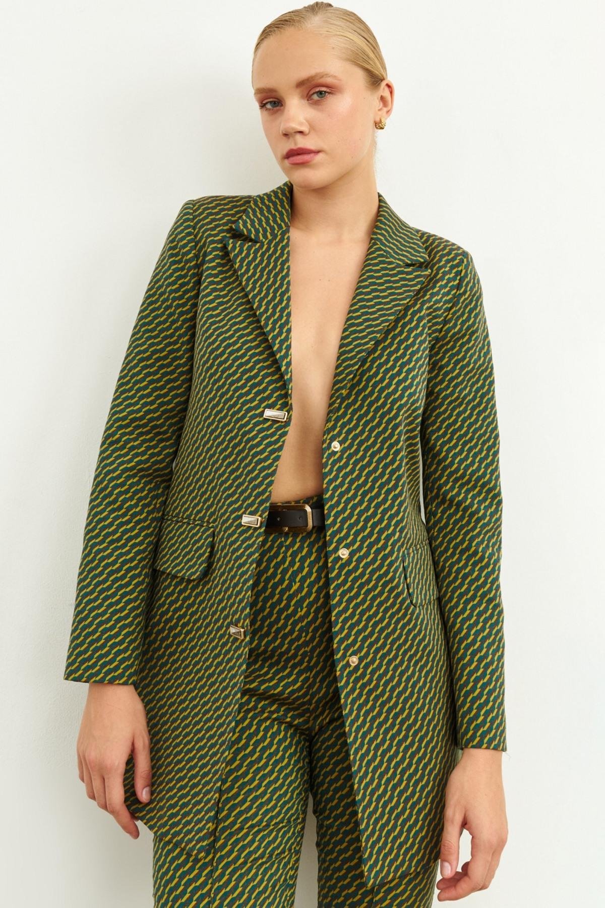 Yeşil 1YU4CCK0366 CEKET Kadın Jacket modelleri