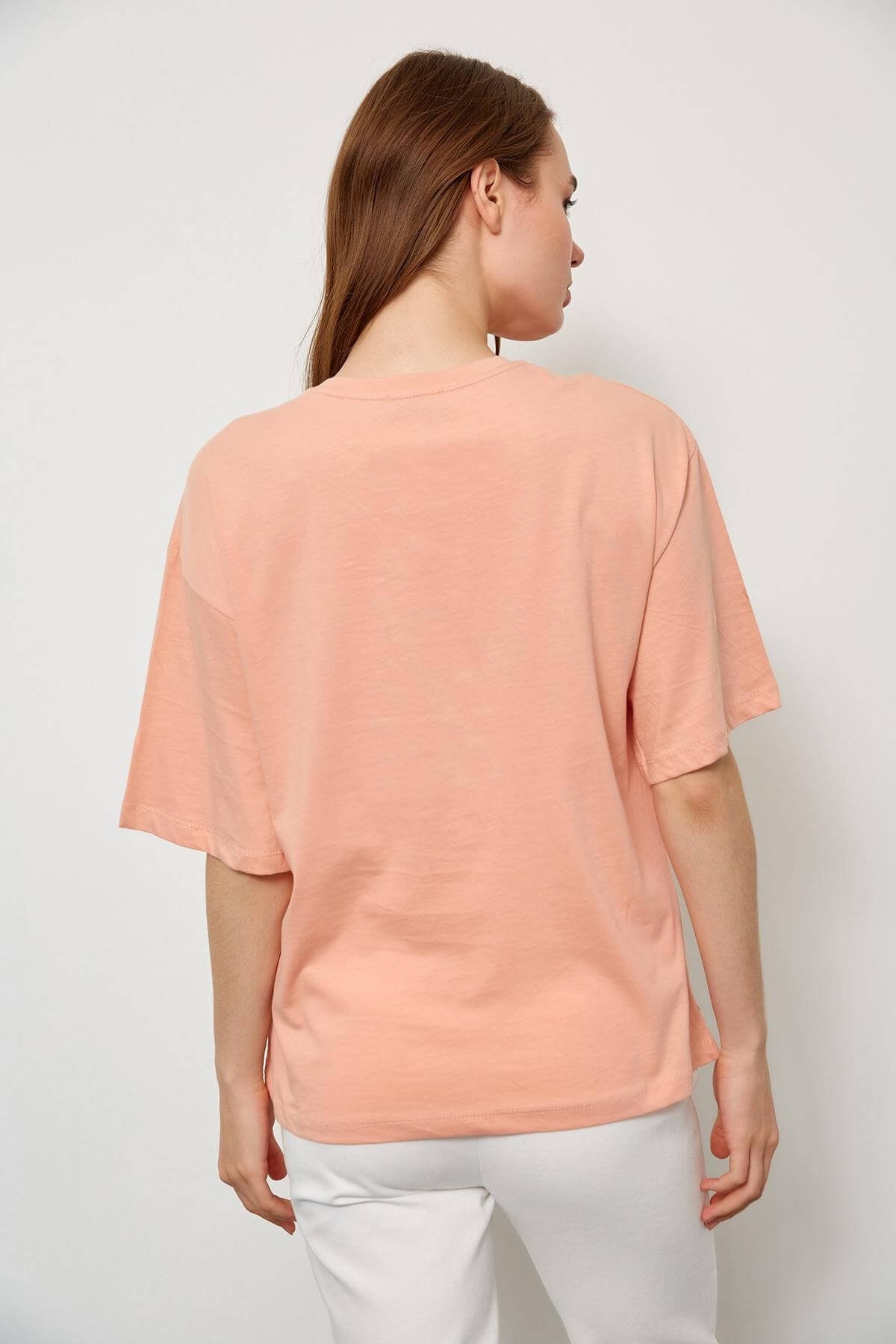 Somon Kısa Kol Baskılı T-ShirtST060S71236002