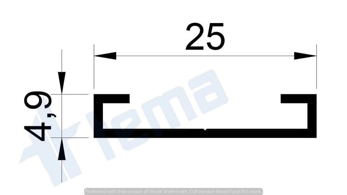 T.3028 ALDOKS DİŞİ TİJ PROFİLİ