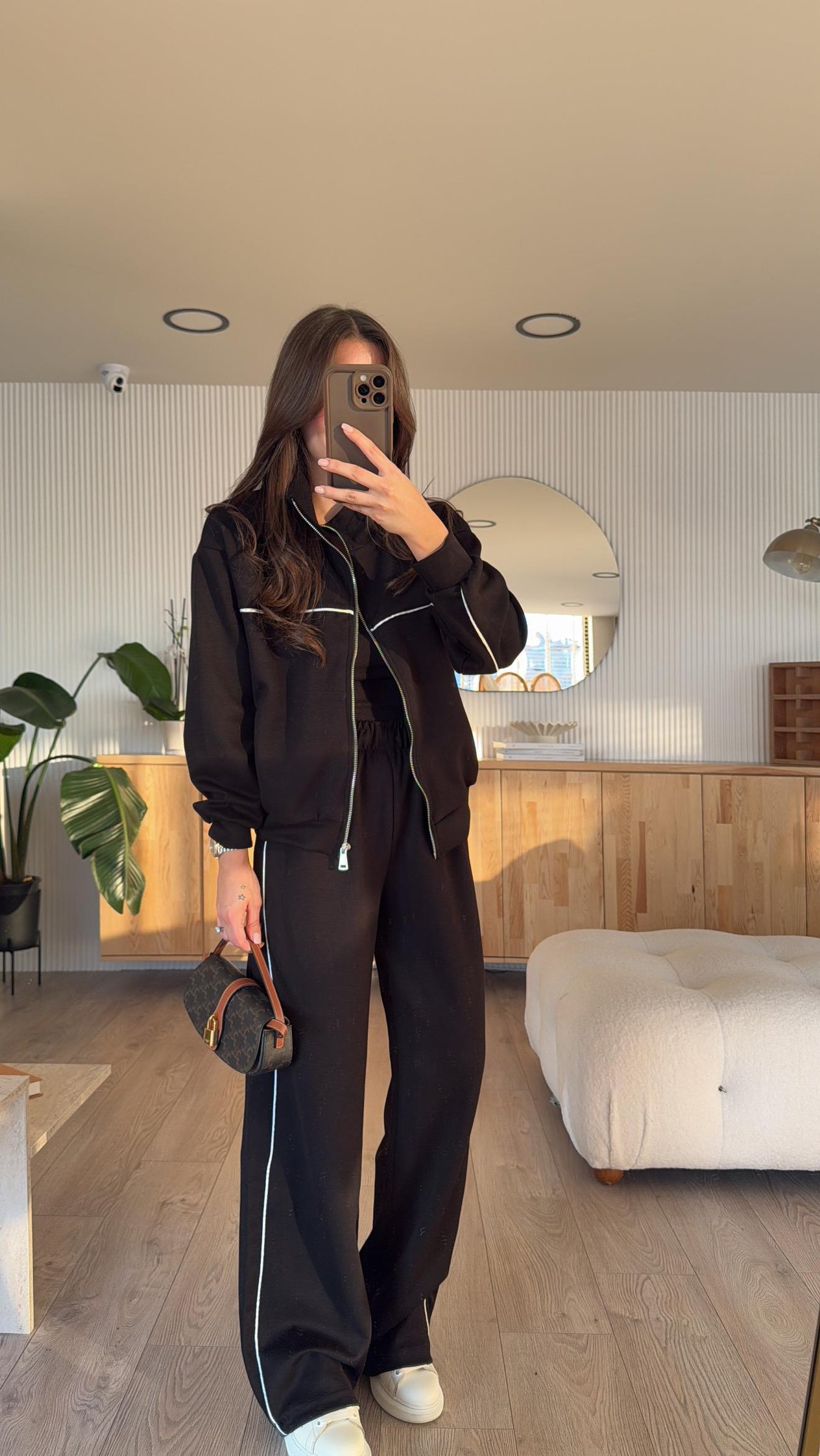 Siyah Fermuarlı Marka Model Modal Takım 