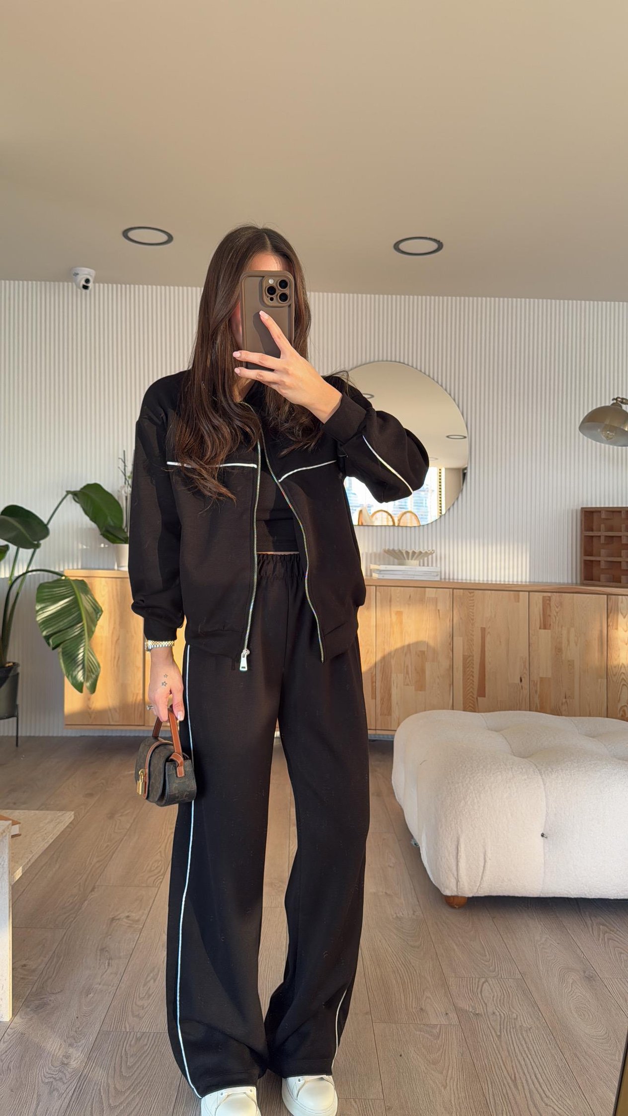 Siyah Fermuarlı Marka Model Modal Takım 