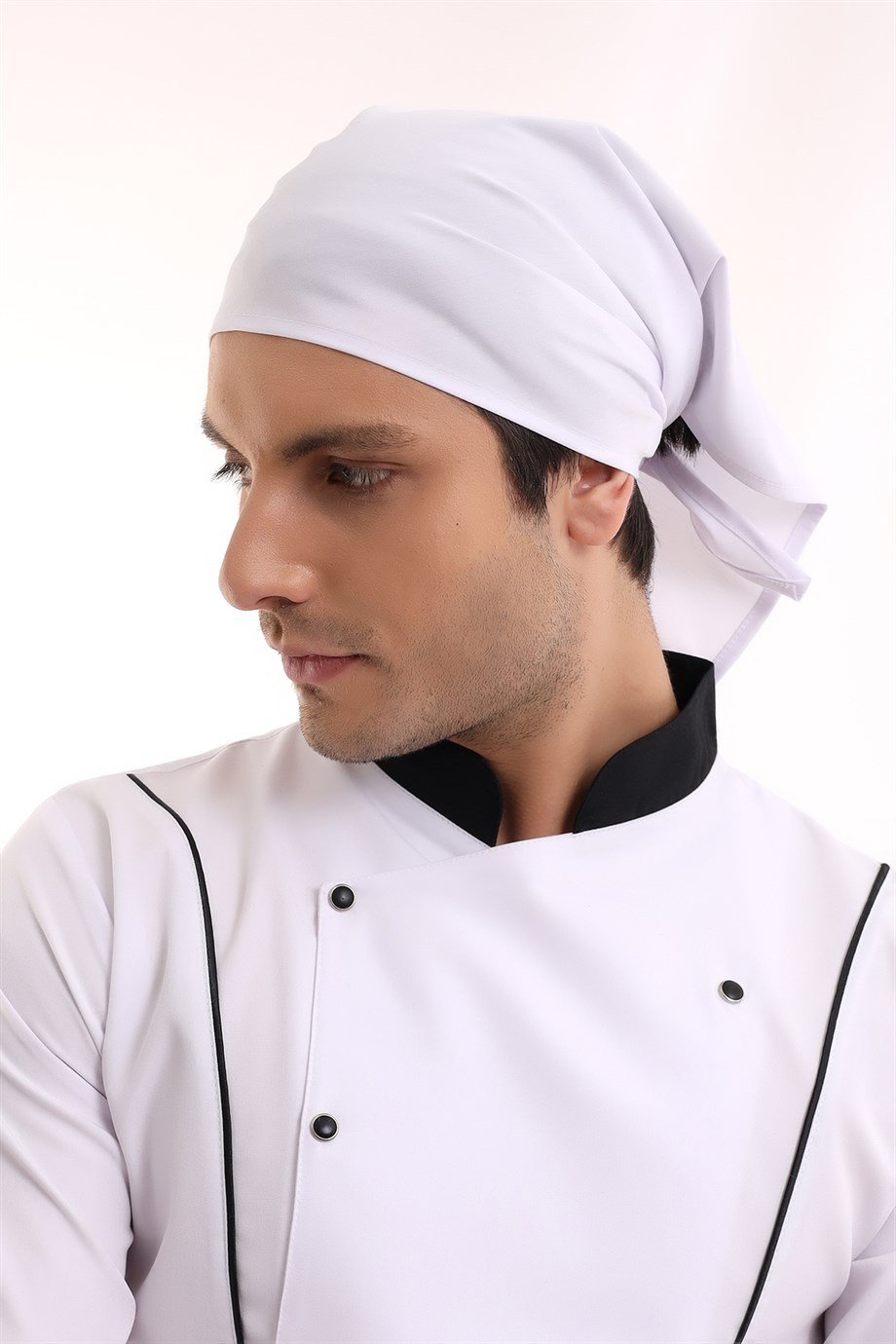 Beyaz - Aşçı Bandana - Unisex