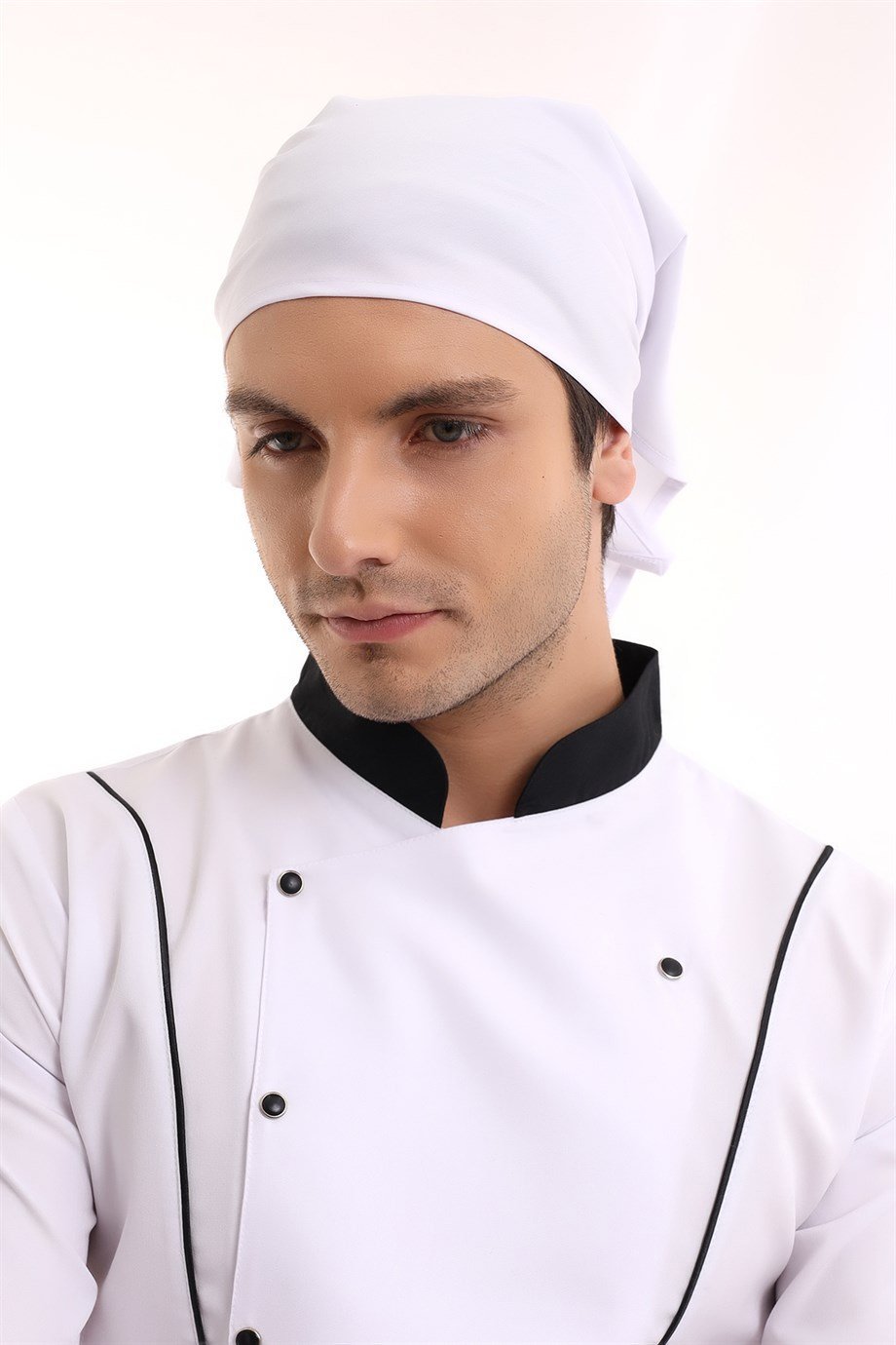 Beyaz - Aşçı Bandana - Unisex