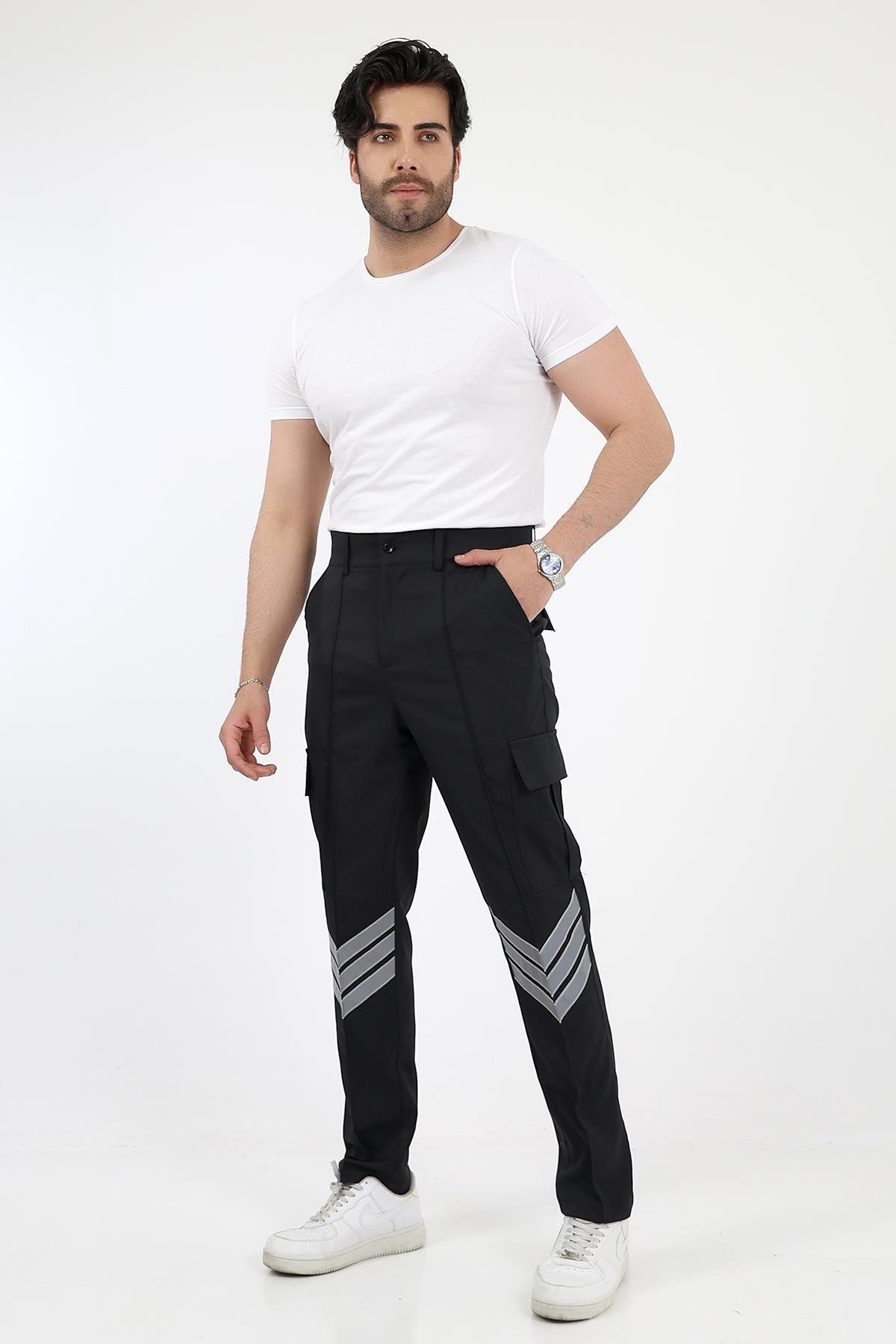 GÜVENLİK PANTOLON ERKEK - FÜME - 42