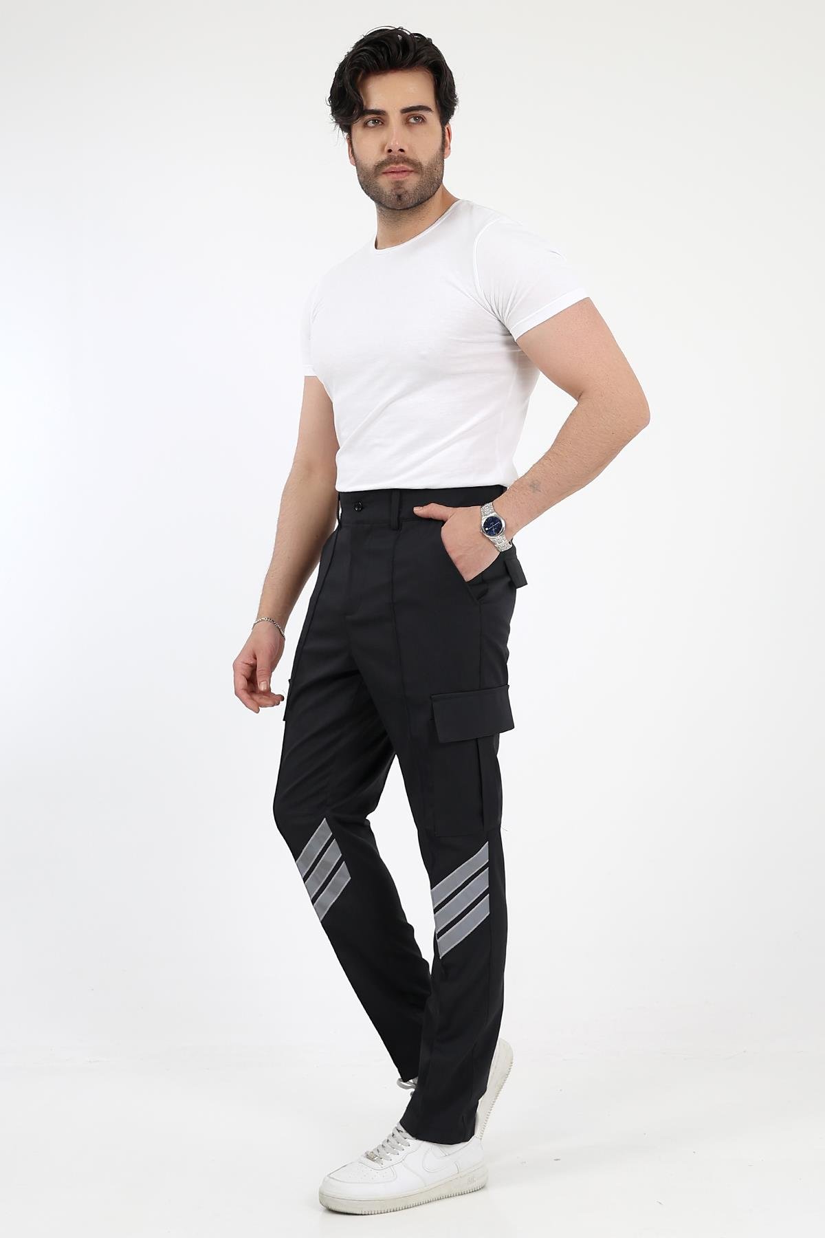 GÜVENLİK PANTOLON ERKEK - FÜME - 42