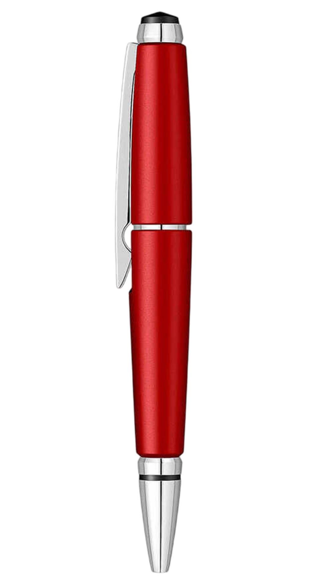 Cross Edge Roller Kalem Kırmızı Krom