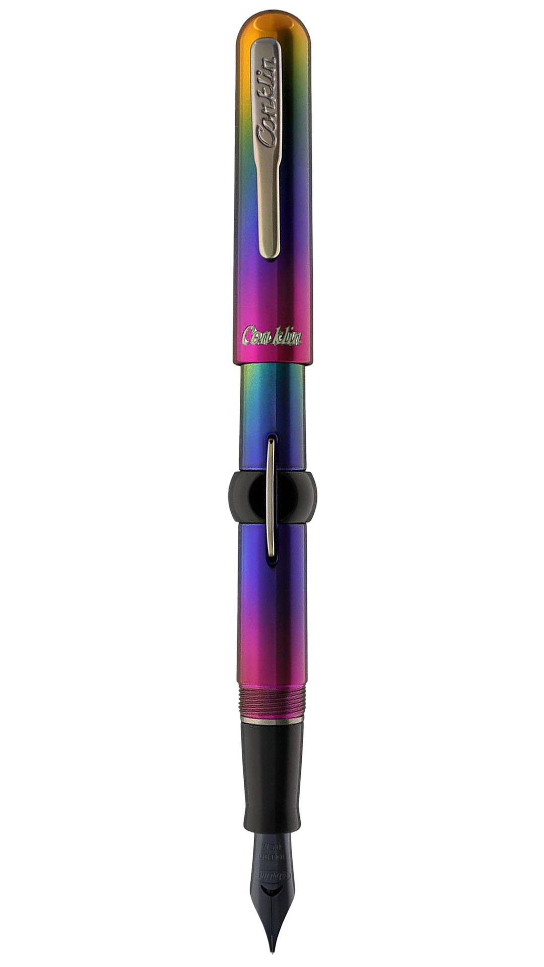 Mark Twain Rainbow Crescent Limited Edition 1898 Fountain Pen Omniflex 