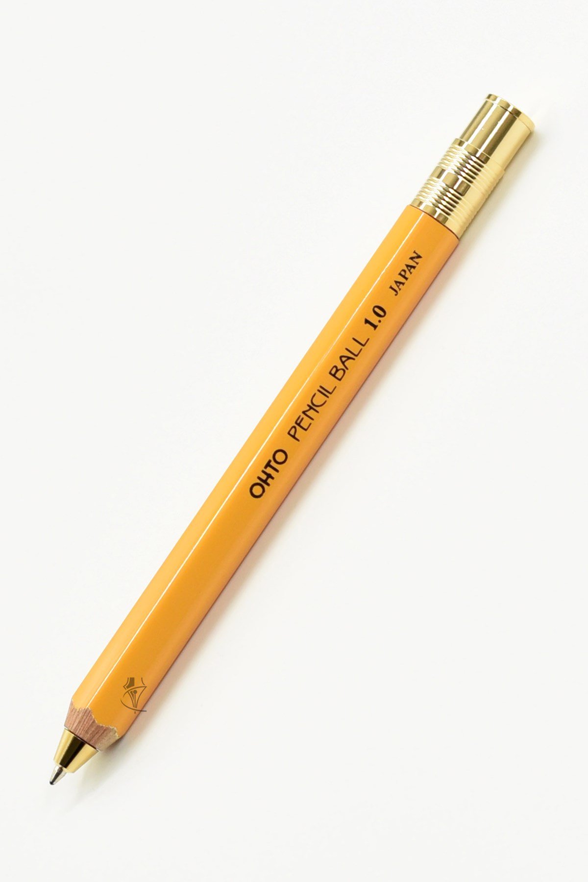 Ohto Pencil Ball 1.0 Wooden Serisi BP-680E-YL Sarı Tükenmez Kalem