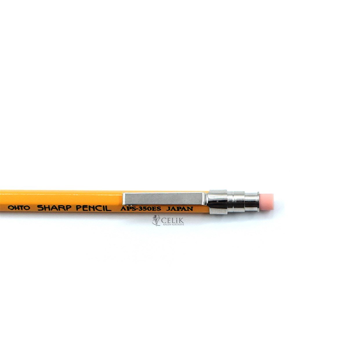 Ohto Wooden Serisi APS-350ES Klipsli 0.5 Sarı Mini Versatil Kalem