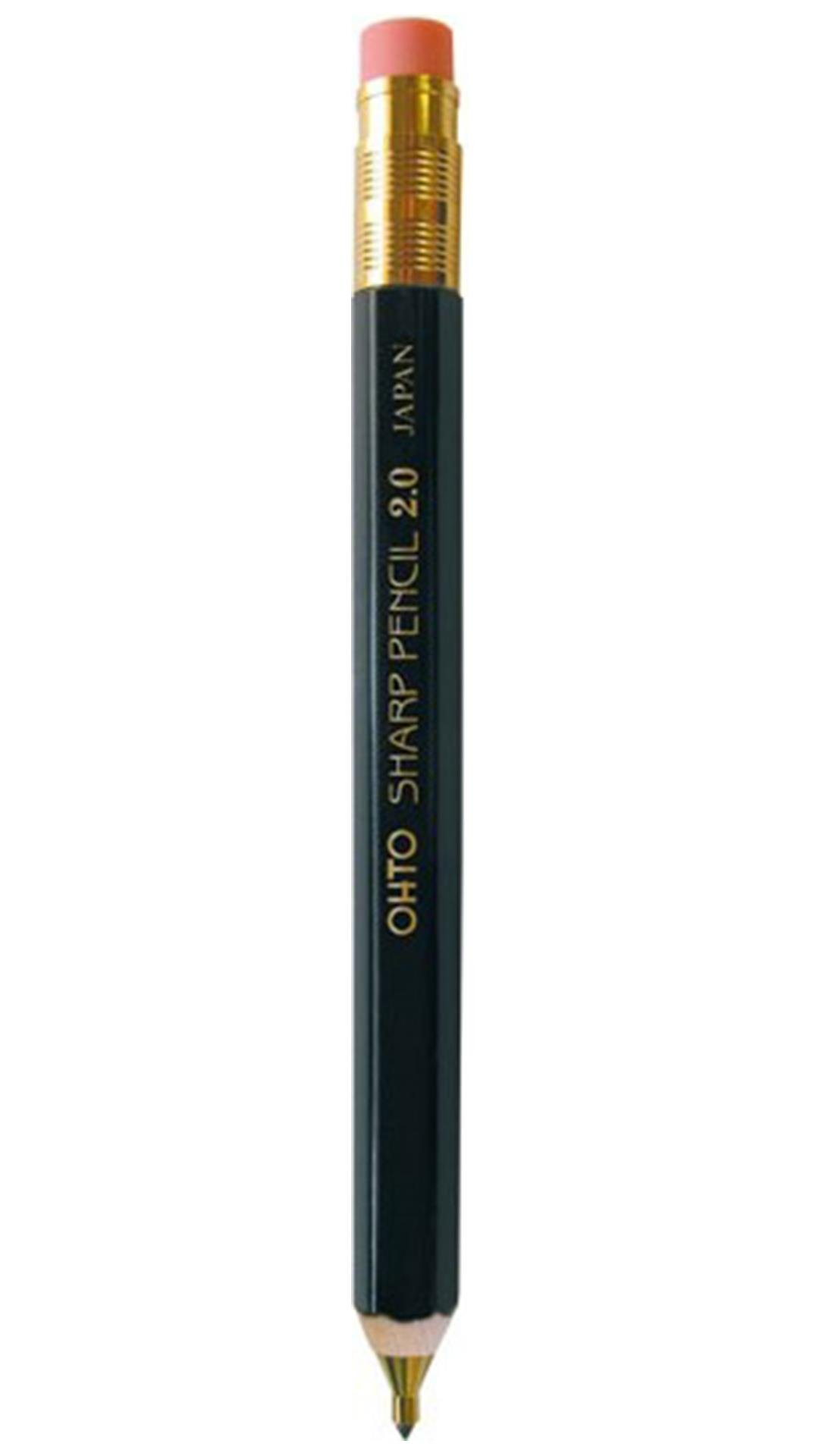 Ohto Wooden Serisi APS-680E 2.0 mm Uç Siyah Versatil Kalem