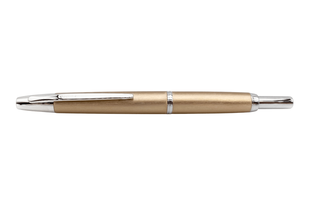 Pilot Capless Vanishing Point Decimo 20 Champagne Gold Fountain Pen - M