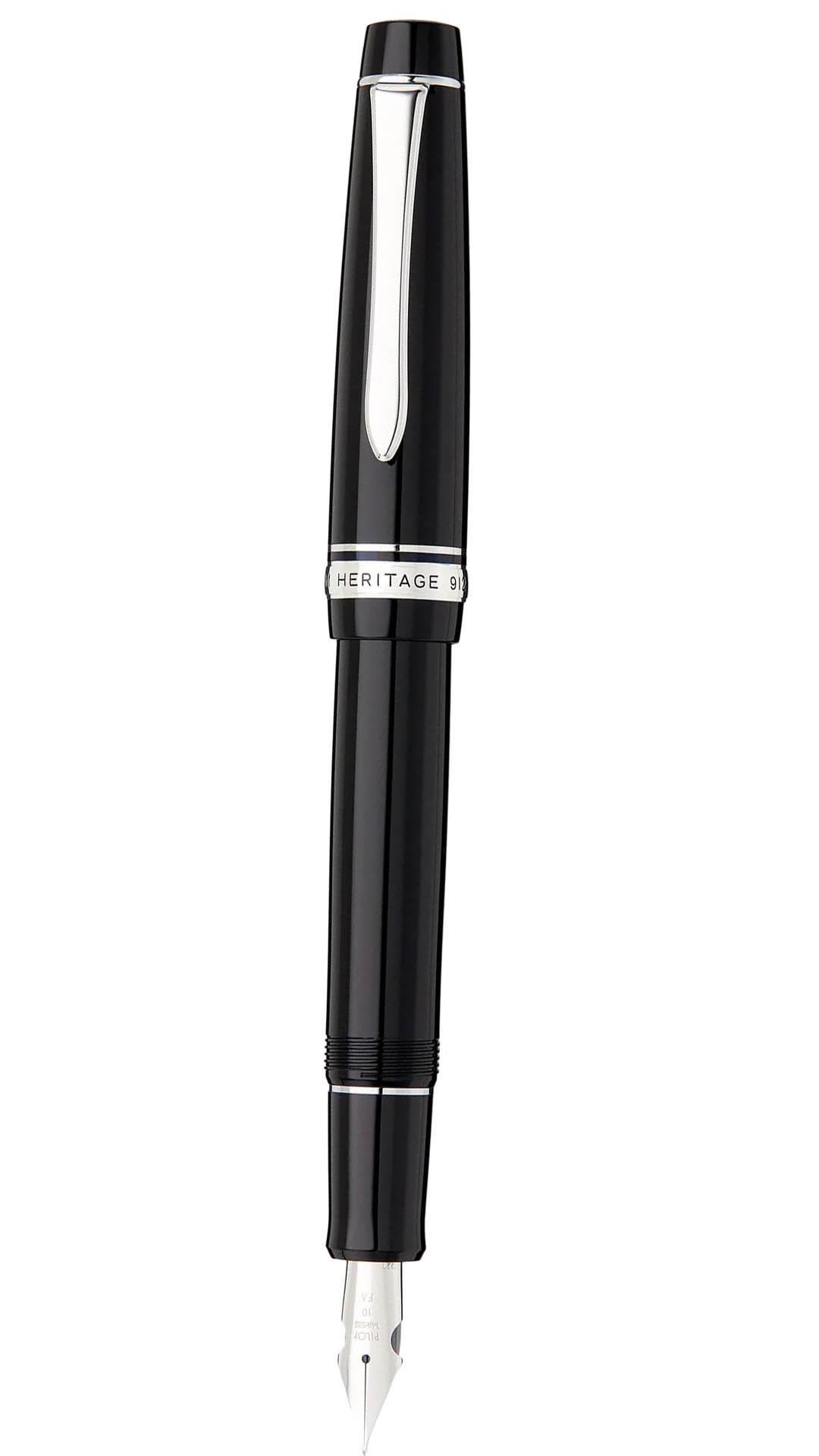 Pilot Custom Heritage 912 Fountain Pen Black - FA NIB