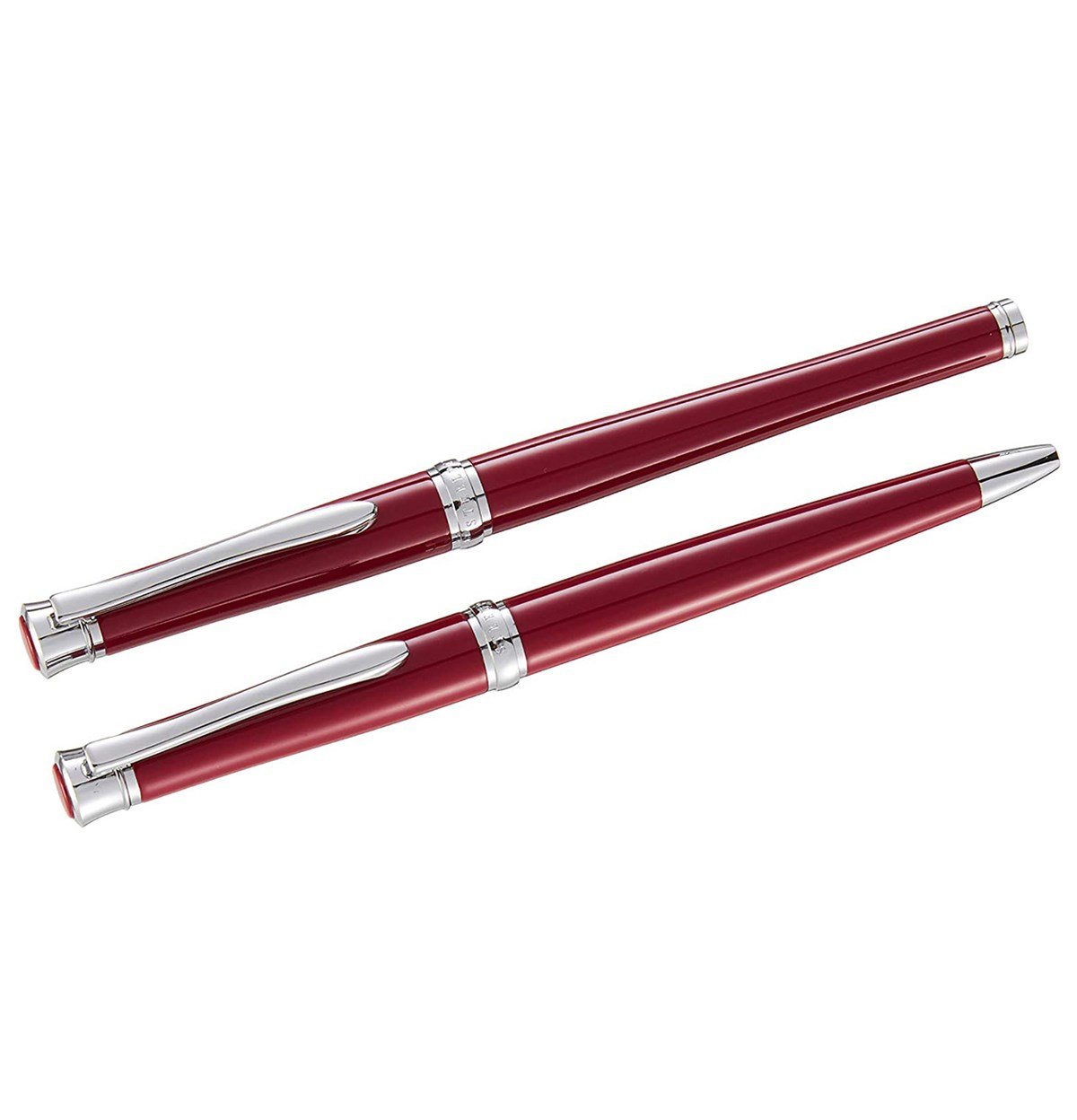 Steelpen Lemans Serisi 812 Bordo Dolma Kalem +Tükenmez Kalem