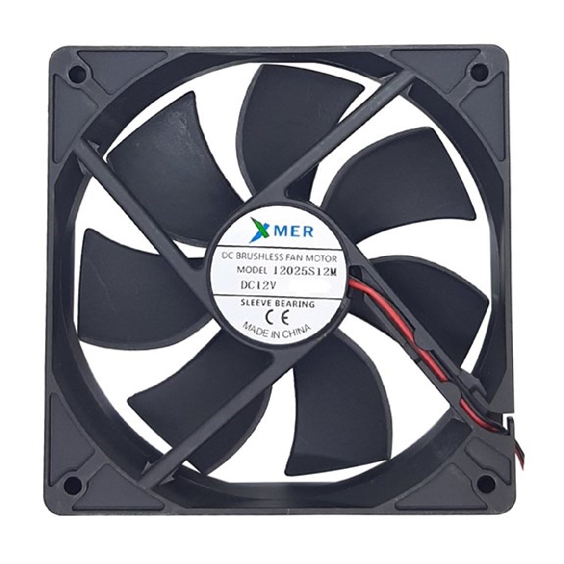 120X120X25mm 12V 0.40A 2P XMER FAN