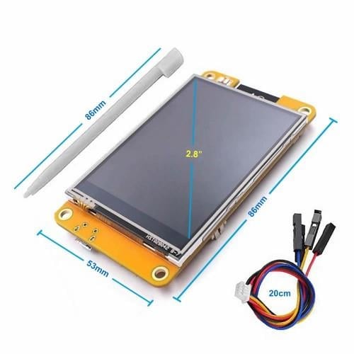 ESP32-2432S028R 2.8 inch Rezistif Dokunmatik Tft Lcd ModülESP32 2432S028R Geliştirme Kartı | 2.8” Dokunmatik TFT Ekranlı WiFi + Bluetooth Modül – Robo Dünya