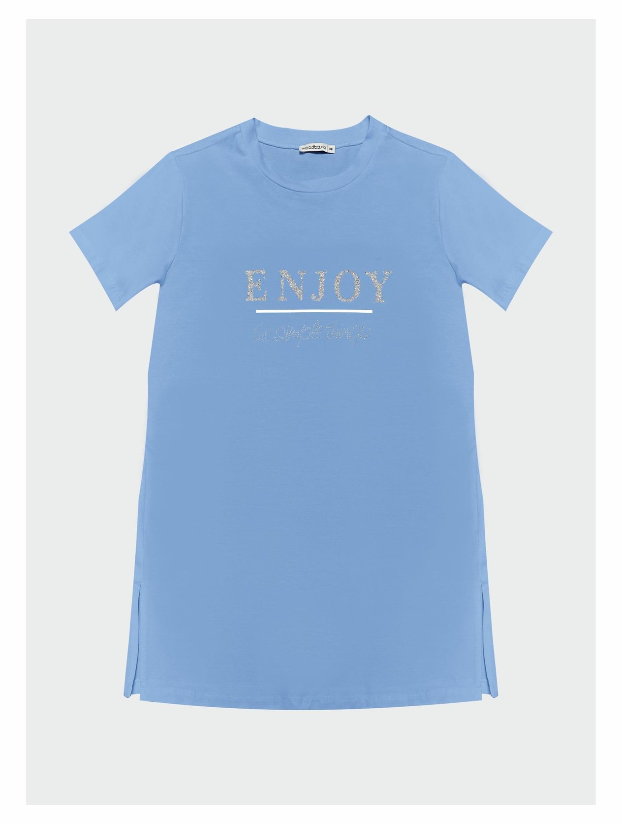 YAZILI TAŞLI BASKILI T-SHIRT