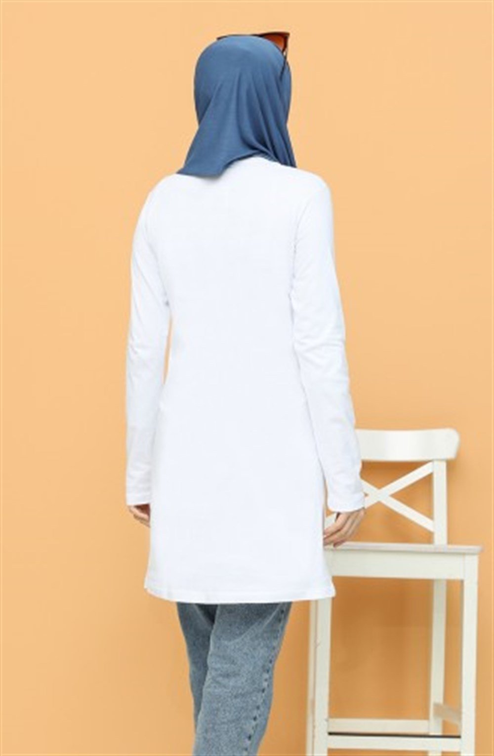 Baskılı Tunik Beyaz (6006)