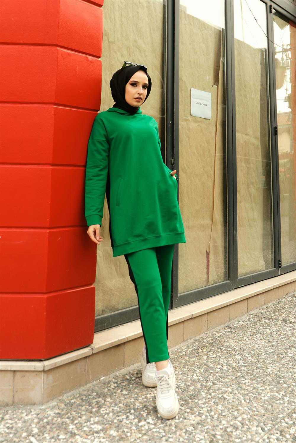 Çift Renk Spor Takım Yeşil