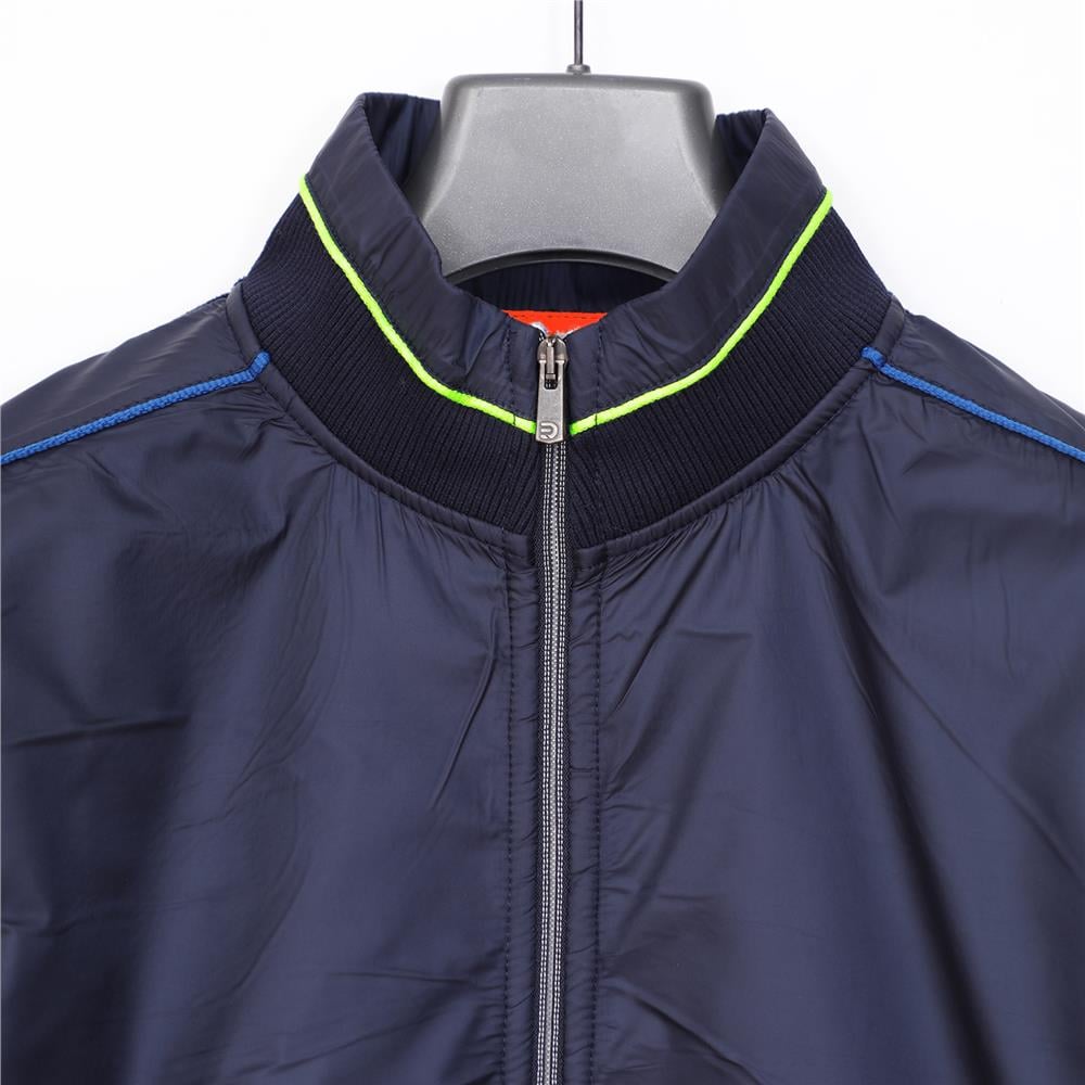 Erkek Ribanalı Comfort Fit Rahat Kesim Hafif Mont - MTS-8017 - Lacivert