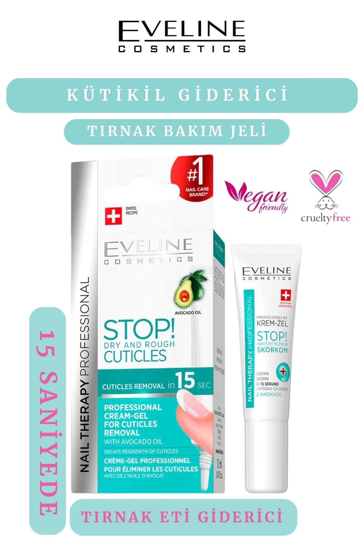 Eveline Kütikül Giderici Profesyonel Krem Jel 12 ml