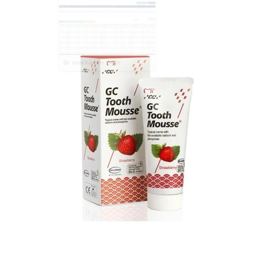 GC Tooth Mousse Diş Minesi Koruyucu Çilek 40 gr