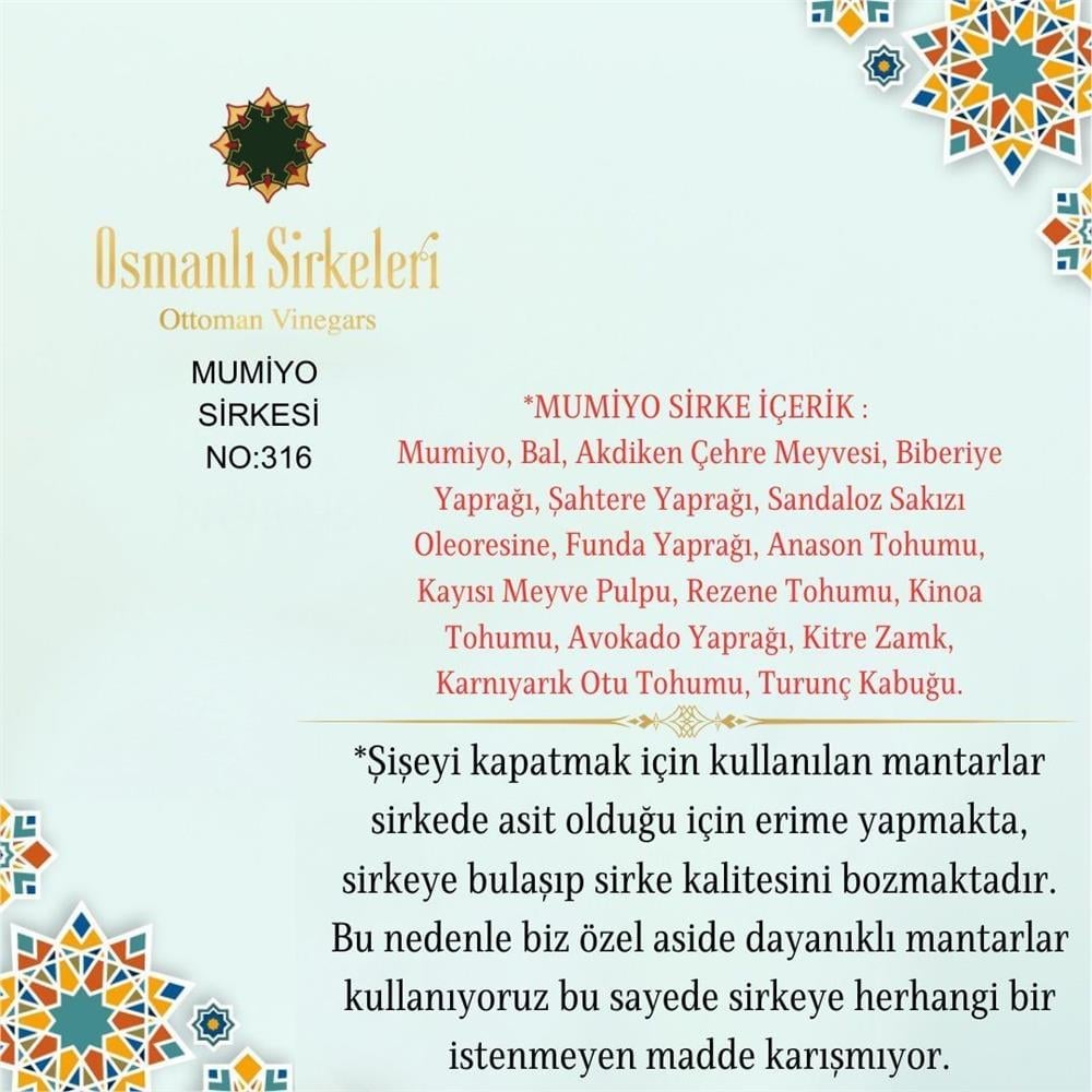 Karışım İnfüzyon - 04. Mumiyo  - 500 ml