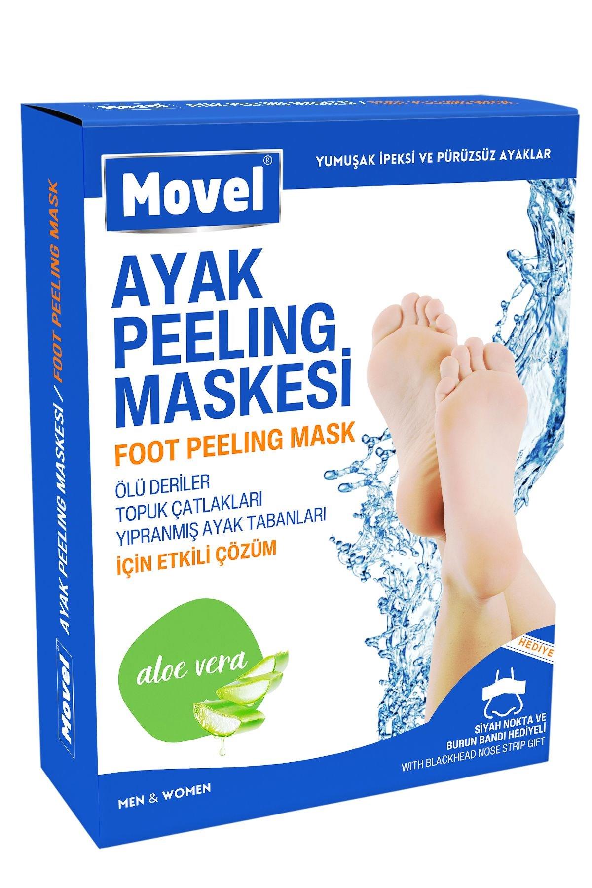 Movel Ayak Peeling Maskesi Aloe Veralı