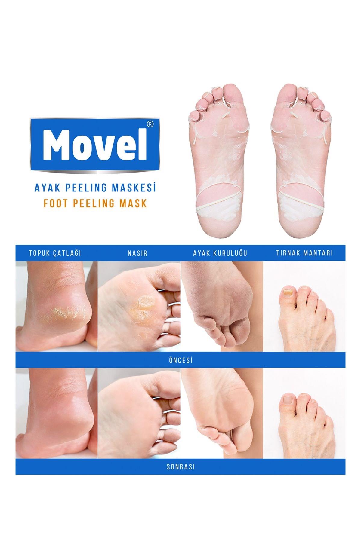 Movel Ayak Peeling Maskesi Aloe Veralı