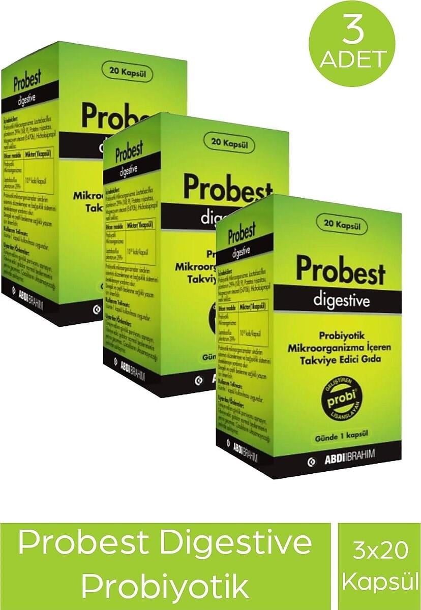 Probest Digestive Probiyotik 20 Kapsül