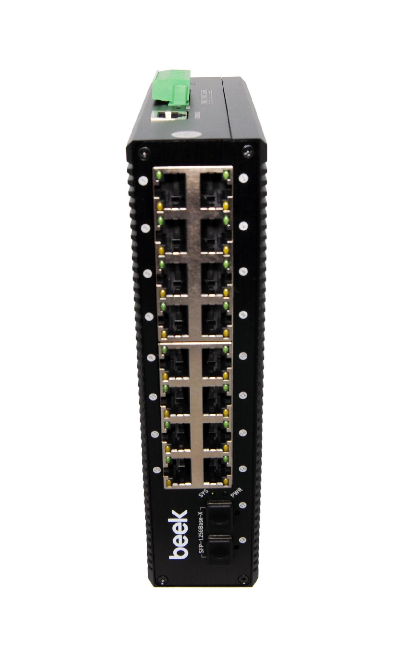 16ports Gigabit Industrial POE Switch with 2G SFP
