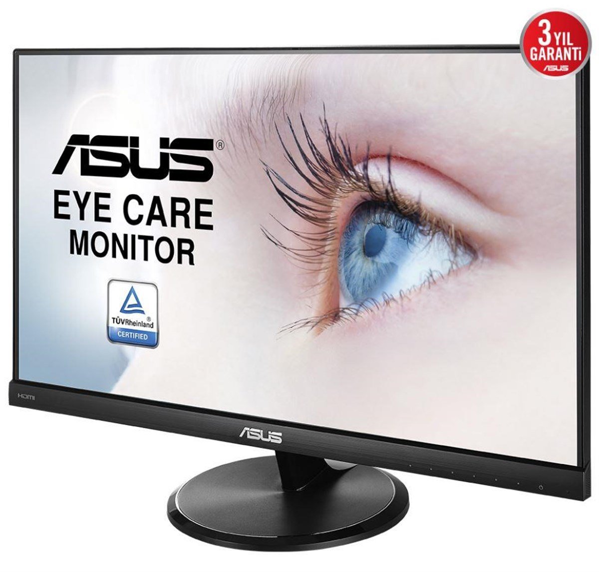 23 ASUS VC239HE IPS 5MS 60MHZ 1XHDMI FHD 1920X1080 EYE CARE FLICKER-FREE DÜŞÜK MAVİ IŞIK ÇERÇEVESİZ VESA SİYAH