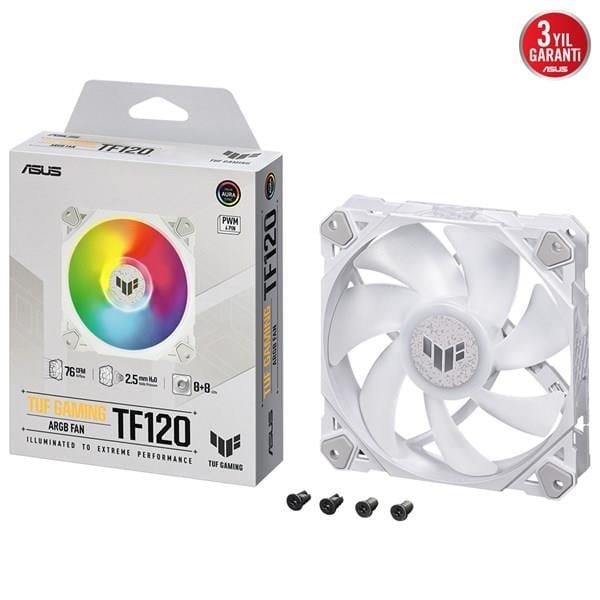 ASUS TUF TF120 ARGB 12CM KASA FANI BEYAZ