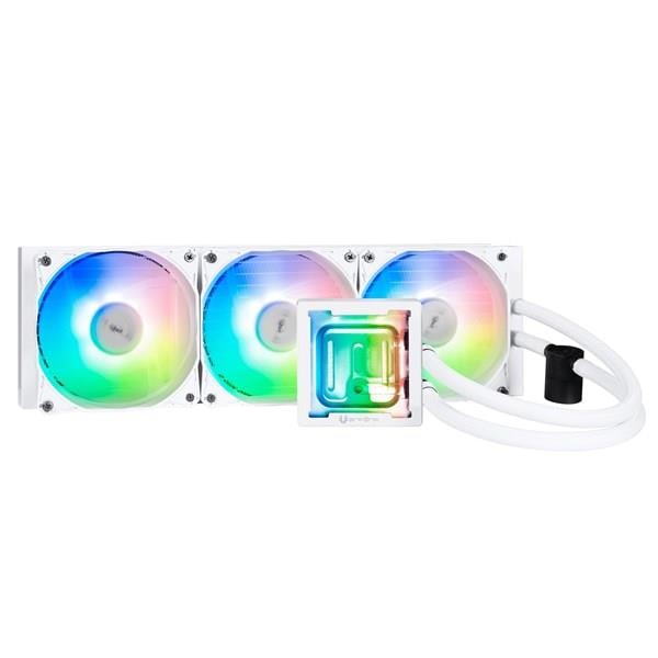 BITFENIX 360mm CUBE 360 AIO-360-WW27A-RP ARGB Sıvı Soğutmalı AM5-1851p İşlemci Fanı Beyaz