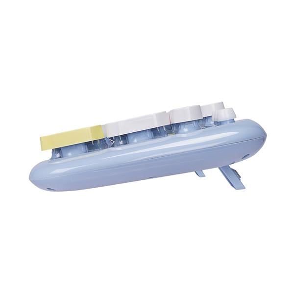 Everest KM-6284 WHISKER Renkli Tuşlu Mavi Kablosuz Q Klavye + Mouse Set