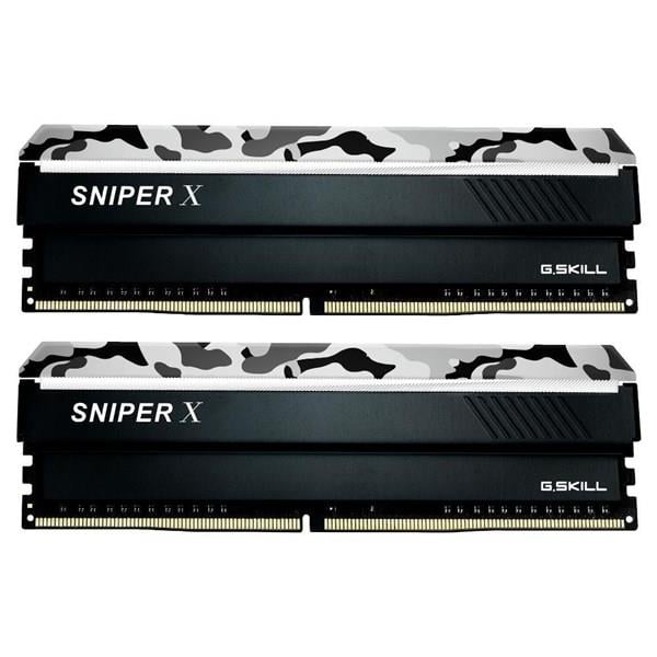GSKILL 16GB (2X 8GB) DDR4 3600MHZ CL16 DUAL KIT PC RAM SNIPERX GRI KAMUFLAJ F4-3600C19D-16GSXWB
