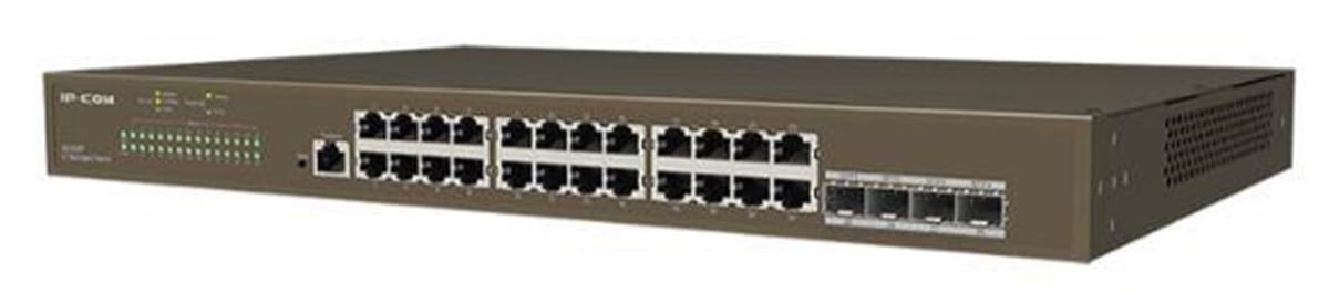 IP-COM G5328F 24 PORT GIGABIT + 4XSFP UPLINK L3 YONETILEBILIR RACKMOUNT SWITCH