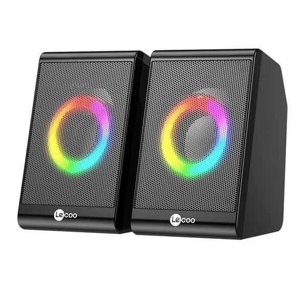 LENOVO LECOO DS100 1+1 Siyah 6w RMS Hoparlör RGB Ledli