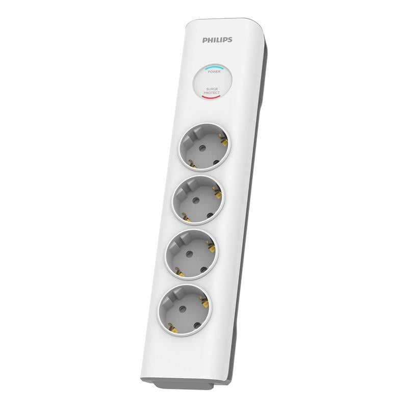 PHILIPS SPN7040WA AKIM KORUMALI PRİZ 600J (2MT) 4 LÜ