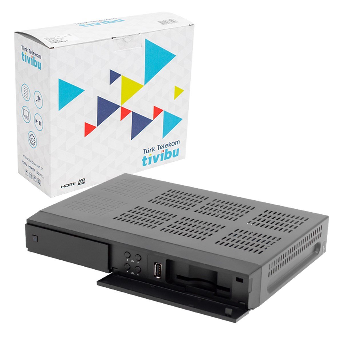TİVİBU IR4000HD/TT ETHERNET GİRİŞLİ FULL HD KASALI UYDU ALICISI (HDMI-USB) HUMAX