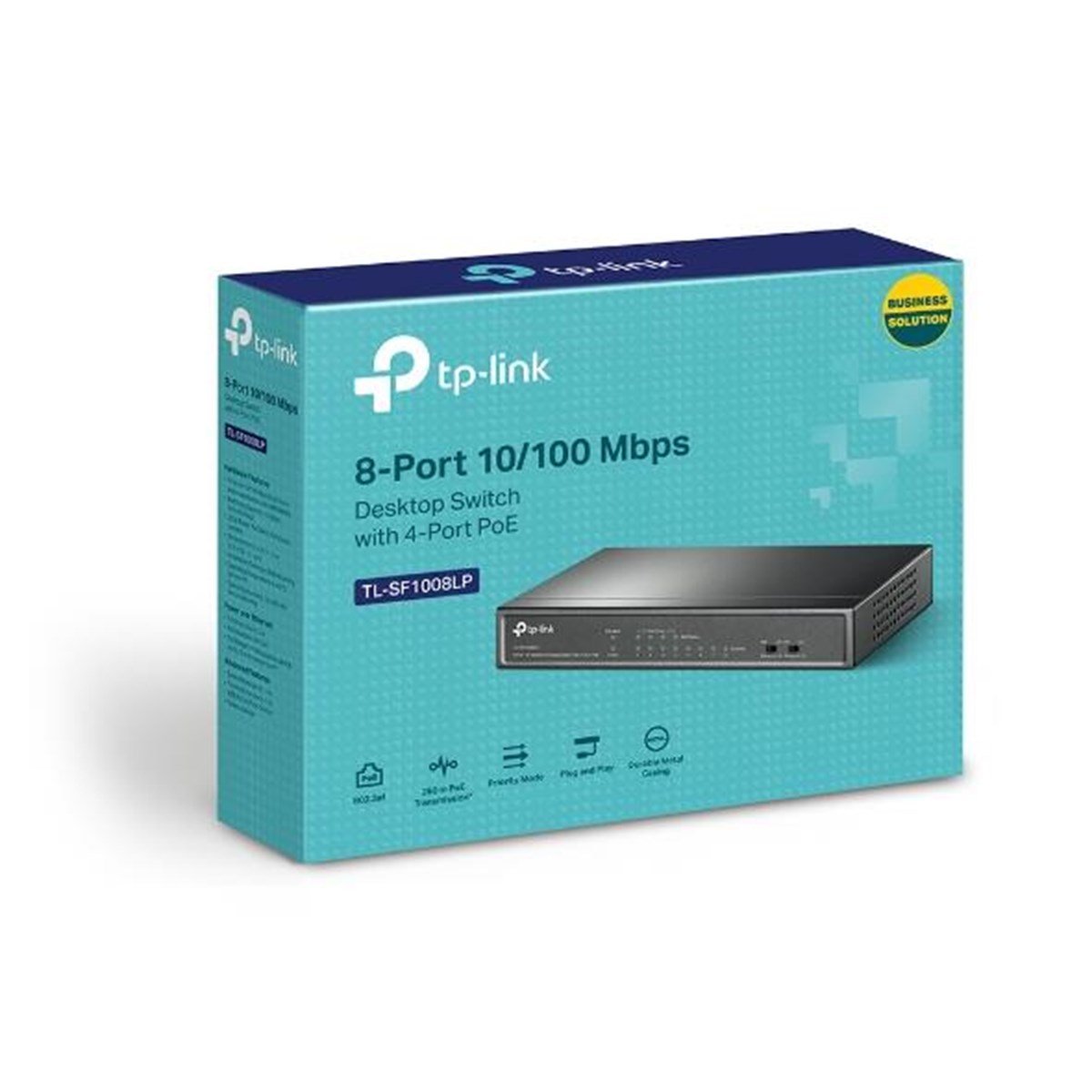 TP-LINK TL-SF1008LP 8 PORT 10/100 4 POE SWITCH