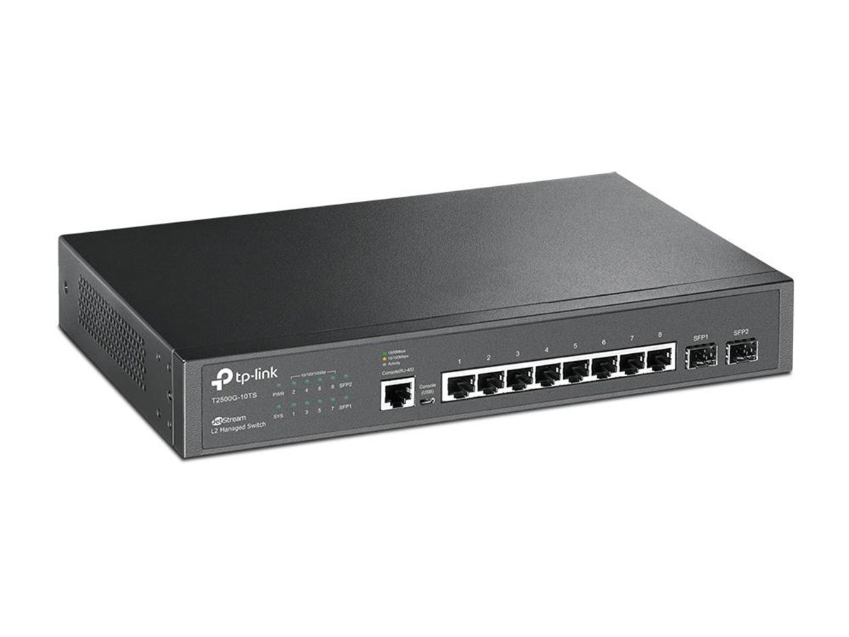 TP-LINK TL-SG3210 8 PORT GIGABIT+2XGB SFP L2 YONETILEBILIR RACKMOUNT SWITCH