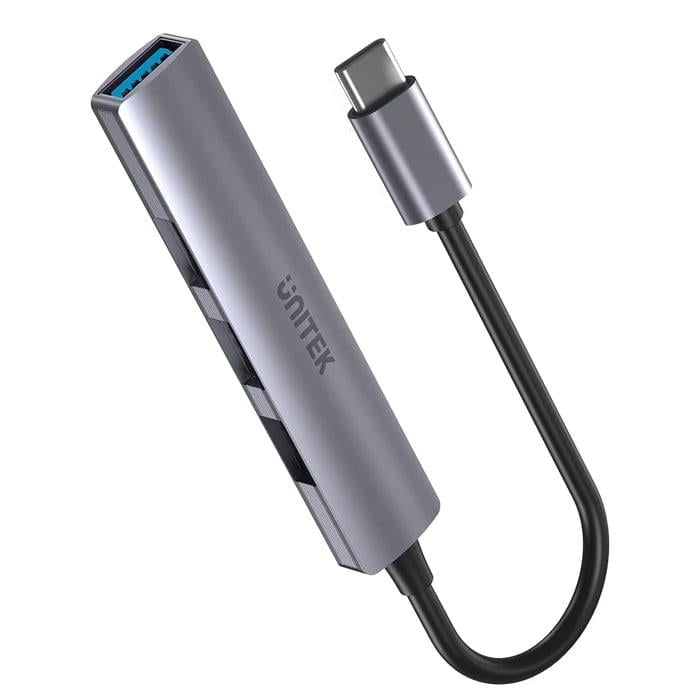 UNITEK TYPE-C TO 4 PORT USB HUB (USB3.0 + 3xUSB2.0) (H1208B)