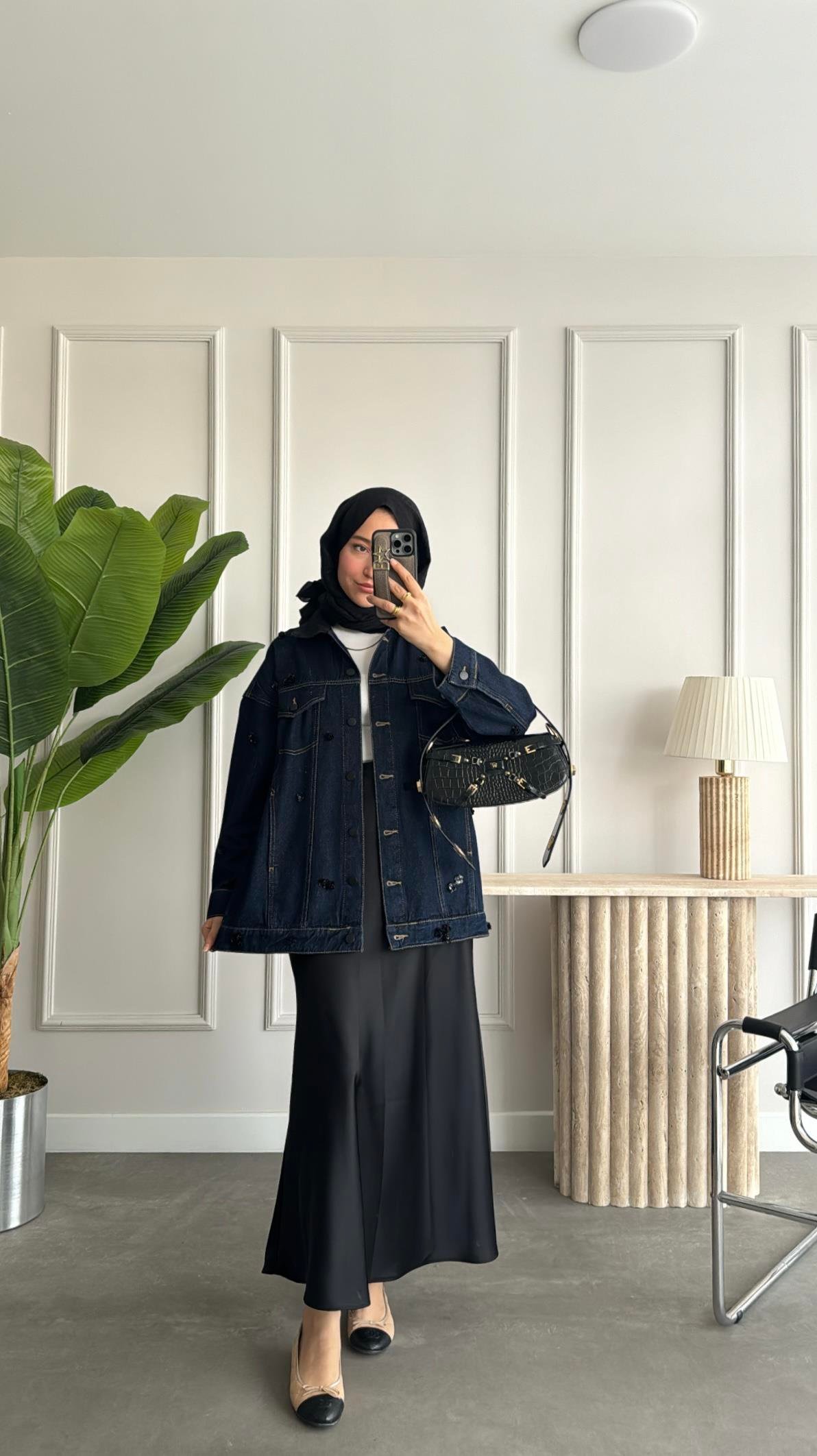 Tasarım Muadil Denim Ceket 
