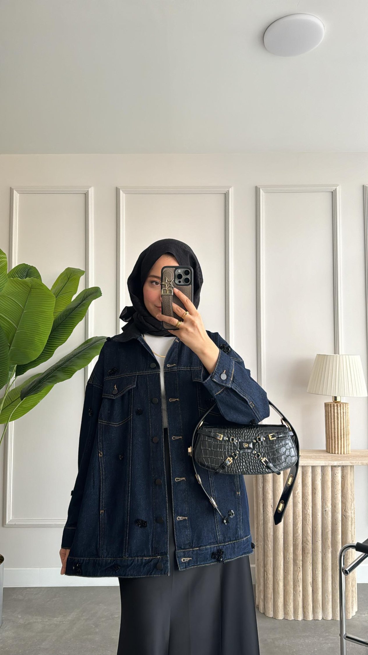 Tasarım Muadil Denim Ceket 