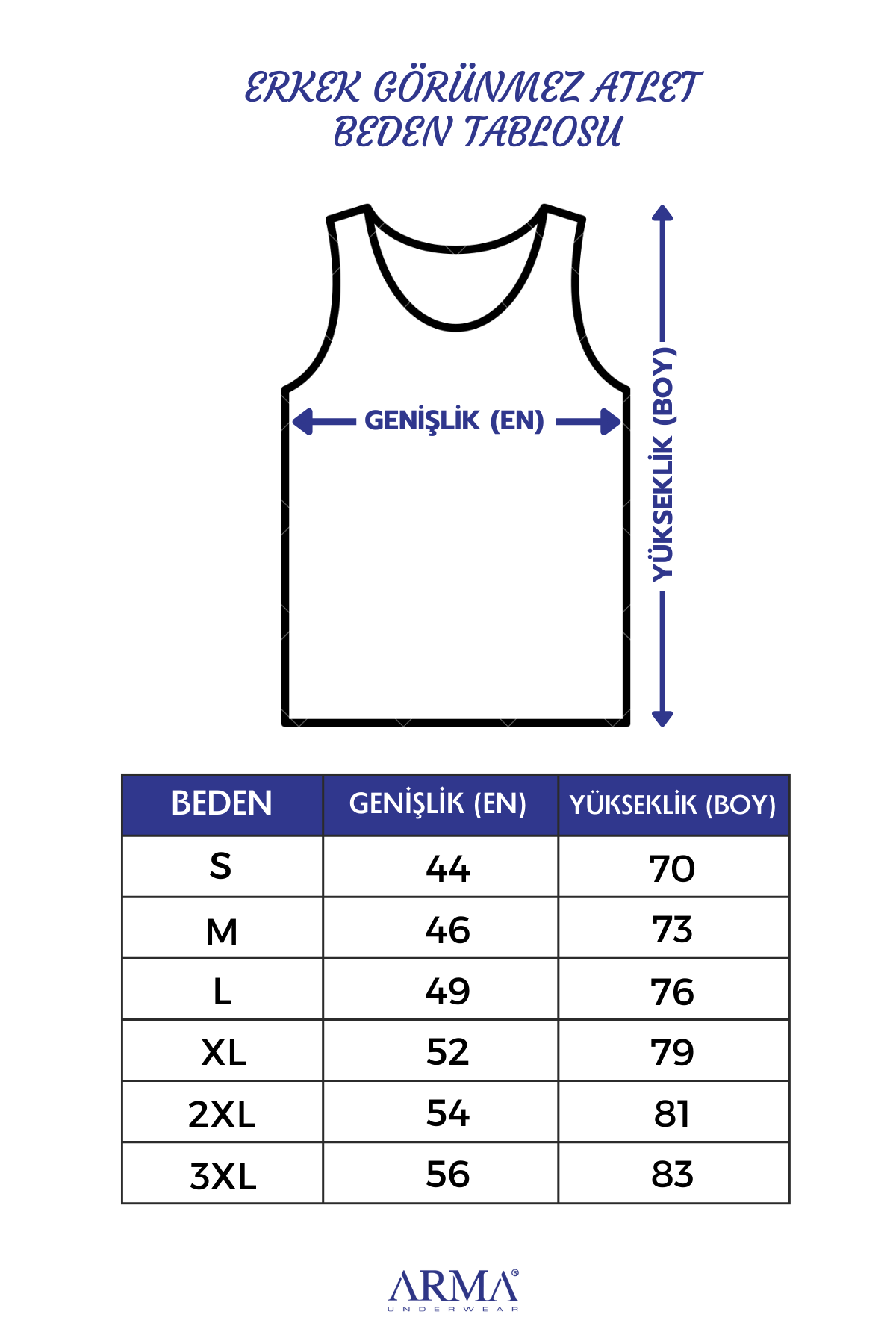 Görünmez Atlet Erkek Ten Rengi Hayalet Atlet 3'lü Paket %100 Pamuklu Penye