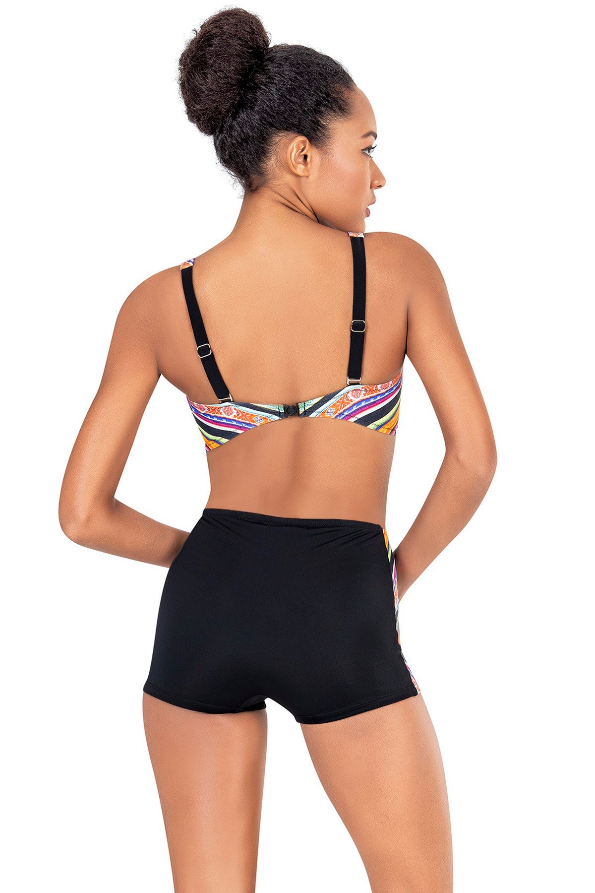 Endeep Kadın Desenli Şortlu Bikini Takımı